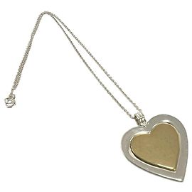 Tiffany & Co Collana con pendente a cuore bicolore Tiffany Argento D'oro