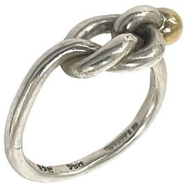 Tiffany & Co Tiffany Vintage Love Knot Ring Silber Golden