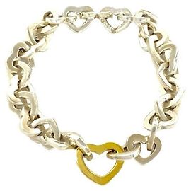 Tiffany & Co Bracciale combinato Tiffany Heart Link Argento D'oro