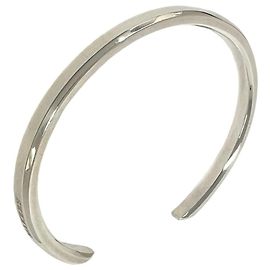 Tiffany & Co. Narrow Cuff Bangle Silvery