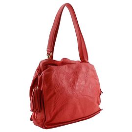Bolsa de Ombro Loewe Flamenco Vermelho