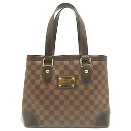 Saco Tote Louis Vuitton Damier Hampstead PM Marrom Damier ebene