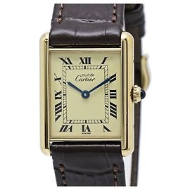 Reloj de Pulsera Cartier Must Tank LM Vermeil Otro