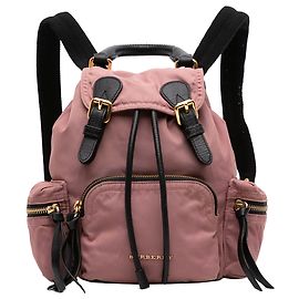 Burberry Pink Small Nylon Runway Backpack Pink