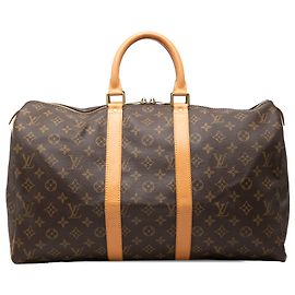 Louis Vuitton Brown Monogram Keepall 45 Brown