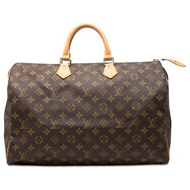 Louis Vuitton Brown Monogram Speedy 40 Marrom