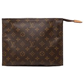 Necessaire Louis Vuitton Brown Monogram 26 Marrone
