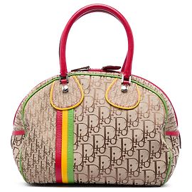 Borsa Dior Beige Diorissimo Trotter Canvas Rasta Beige