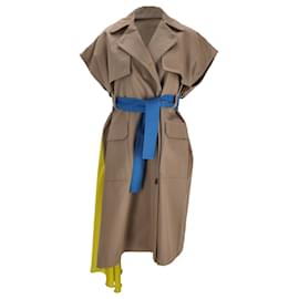 Trench coat MSGM in cotone marrone Marrone