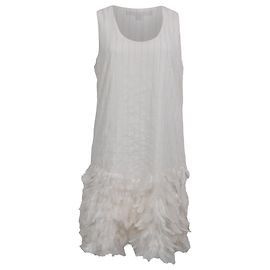Autre Marque Cynthia Steffe "White Heron" Shift Mini Dress in White Polyester White