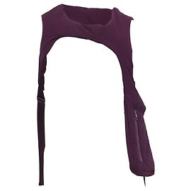 Colete Padded Harness Louis Vuitton em Algodão Violeta Roxo