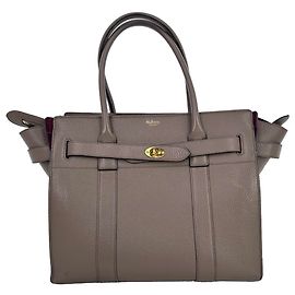 Sac cabas Mulberry Small Bayswater en cuir marron Marron Rouge