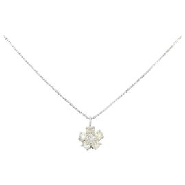 Autre Marque Colar de Diamantes Pt900/Pt850 Prata