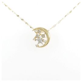 Autre Marque Collier en diamants Au750 PT900 Doré