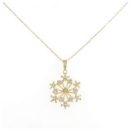 Autre Marque Collier en diamants Au750 Doré