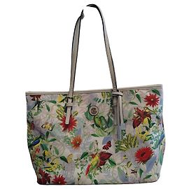 Christian Lacroix Cabas Fleurs et Oiseaux Multicolore