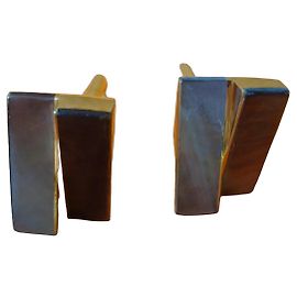 Autre Marque Gemelli in oro e madreperla Gold hardware