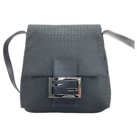 Fendi Black Shoulder Bag Black