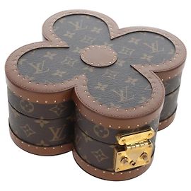 LOUIS VUITTON Monogram Blooming Box Accessory Case M11117 LV Auth 195505SM Monograma