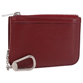LOUIS VUITTON Epi Pochette Cles Coin Purse Ruby LV Auth 198779A Red