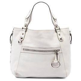 Tote Gucci Icon Bit Zip em pele de vitelo branca Branco