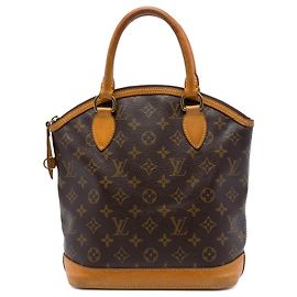 Sac à main Louis Vuitton Monogram Lockit PM Marron Marron