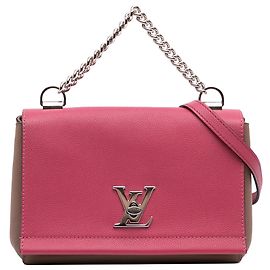 Sac Lockme II BB Satchel en cuir bicolore marron Louis Vuitton Marron