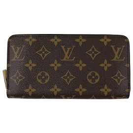 Cartera Zippy Louis Vuitton Castaño Fucsia