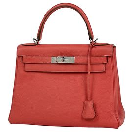 Hermès Bolsa Hermes Kelly 28 Rosa