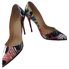 Christian Louboutin So Kate Printed Patent Leather Pumps Multiple colors