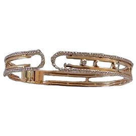 Messika Move Uno Bracciale in Oro Rosa e Diamanti D'oro