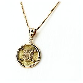Céline Collar con colgante Celine Yellow Gold Otro