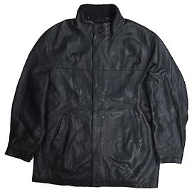 Burberry London Lederjacke Schwarz Braun