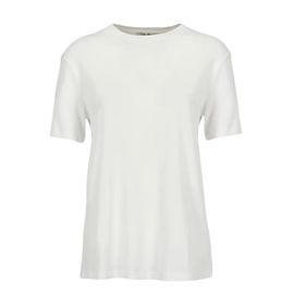 Autre Marque S Max Mara Camiseta de algodón blanco con flor bordada Blanco