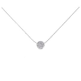 Autre Marque Colar de Diamantes Au750 Prata
