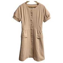 Autre Marque Robe Rene sans col Beige