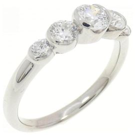 Autre Marque Anello Monnickendam in platino e diamanti Argento