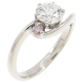Autre Marque Pt900 Diamantring Silber