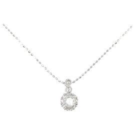 Autre Marque Colar de Diamantes Au750 Prata