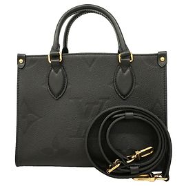 Borsa Louis Vuitton Monogram Empreinte OnTheGo PM Nero