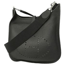 Hermès Borsa a tracolla Hermes Evelyne 3PM Nero