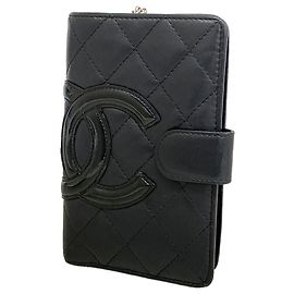 Chanel Cambon Lambskin Wallet Black