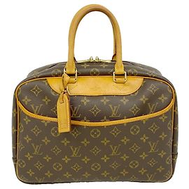 Borsa Louis Vuitton Monogram Deauville Marrone
