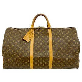 Louis Vuitton Boston Monogram Keepall 60 Marrom