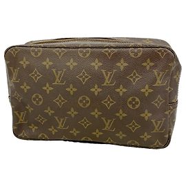 Louis Vuitton Monogram Toilette 28 Pouch Brown
