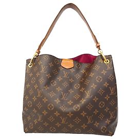 Bolsa de Ombro Louis Vuitton Monogram Graceful PM Rosa