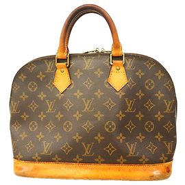 Sac à main Louis Vuitton Alma Monogram Marron