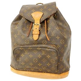 Louis Vuitton Monogram Montsouris GM Backpack Brown