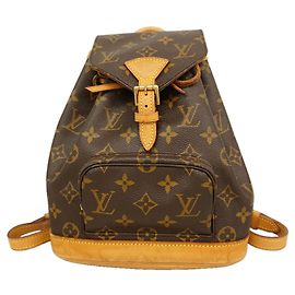 Sac à dos Louis Vuitton Monogram Mini Montsouris Marron