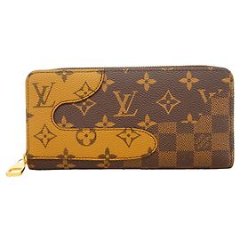 Louis Vuitton Monogram Landscape Zippy Wallet Brown